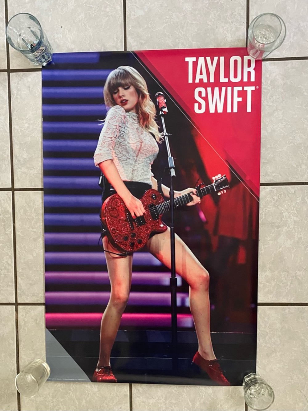 Taylor Swift Red Guitar Poster